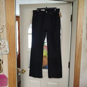 New Polo Ralph Lauren Black Classic Bootcut Jeans Size Women's 8x32